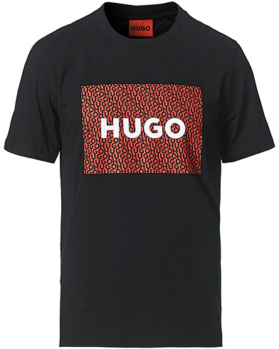 Herre |  | HUGO | Dulive Logo Crew Neck Tee Black