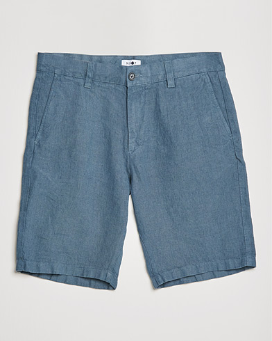 Herre |  | NN07 | Crown Linen Shorts Dust Blue