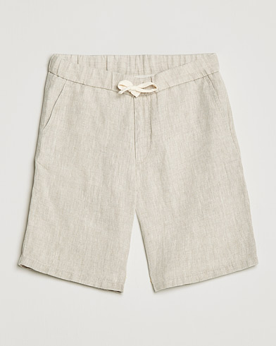 Herre | Shorts | NN07 | Keith Drawstring Linen Shorts Oat