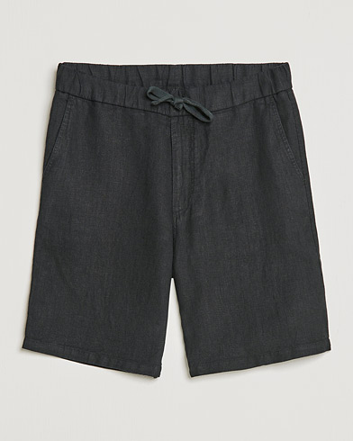 Herre | Shorts | NN07 | Keith Drawstring Linen Shorts Black