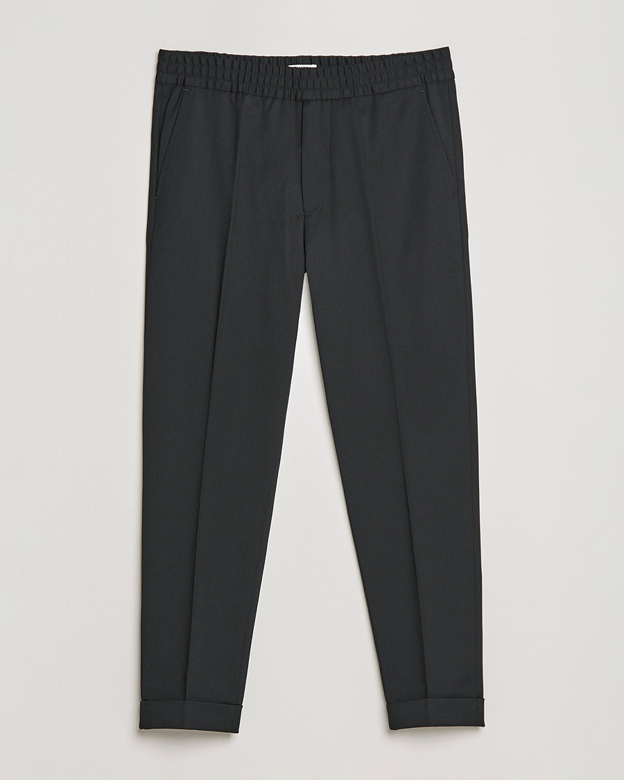Filippa K Terry Cropped Trousers Black – Sort