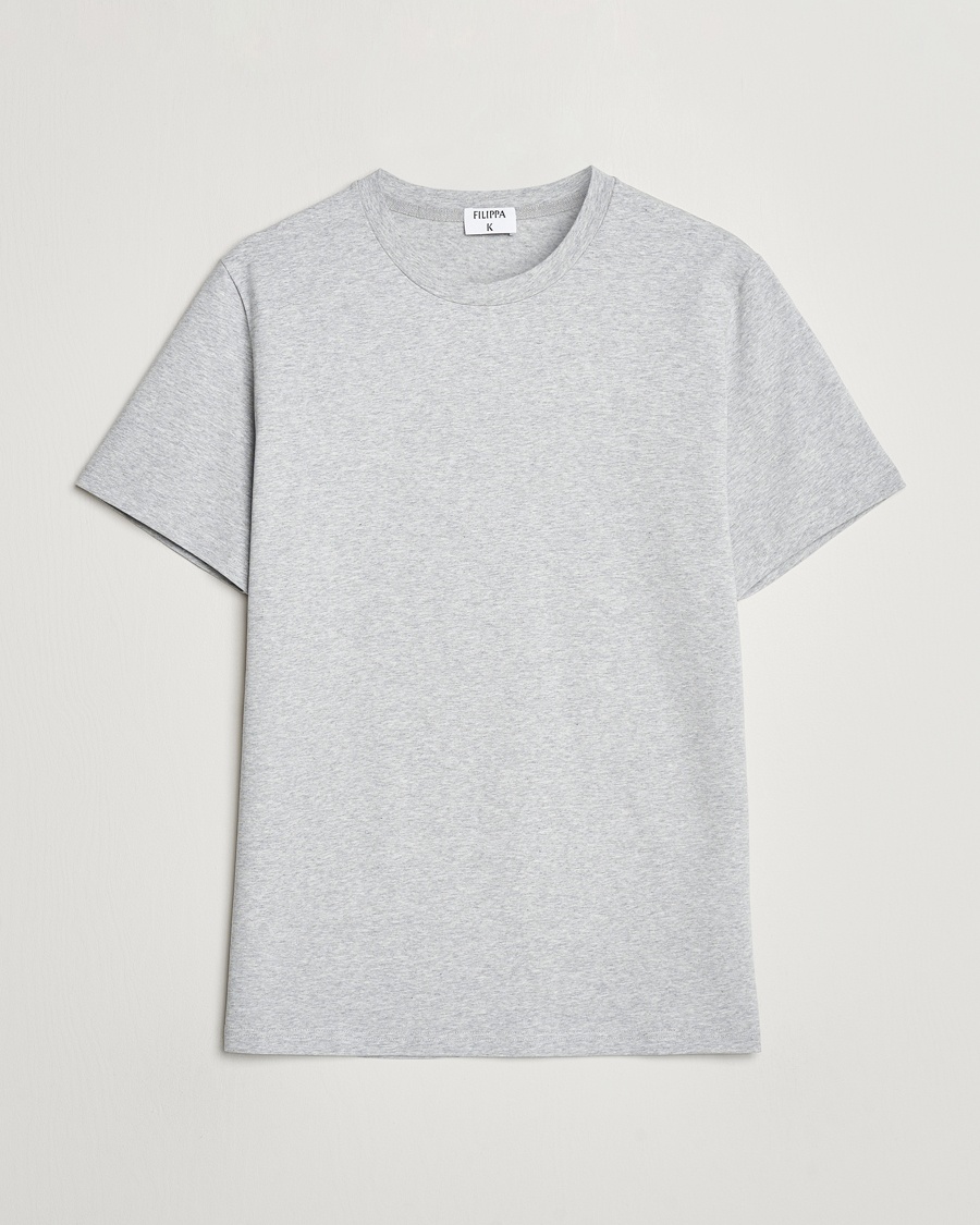  Soft Lycra Tee Light Grey Melange