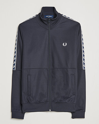 Herre | Fred Perry | Fred Perry | Pannel Taped Track Jacket Navy