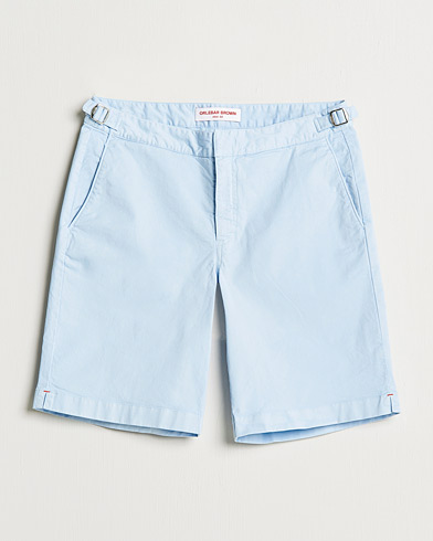 Herre | Shorts | Orlebar Brown | Dane Cotton Twill Shorts Ice Blue