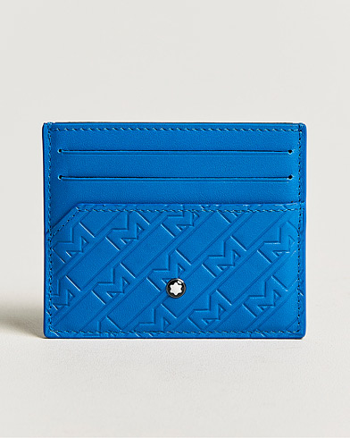 Herre |  | Montblanc | M Gram Leather Card Holder 6cc Blue