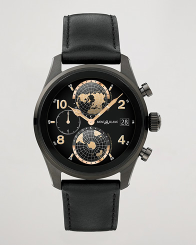Herre | Gummirem  | Montblanc | Summit 3 Smartwatch Black