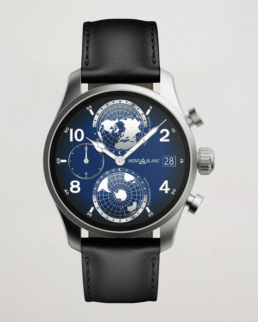 Herre | Gummirem | Montblanc | Summit 3 Smartwatch Grey