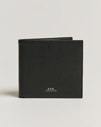 Herre | Punge | A.P.C. | Grain Leather Wallet Black