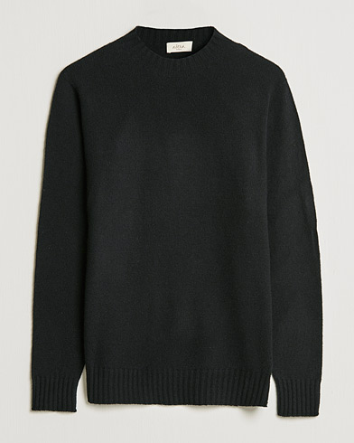 Herre |  | Altea | Wool/Cashmere Cew Neck Sweater Black