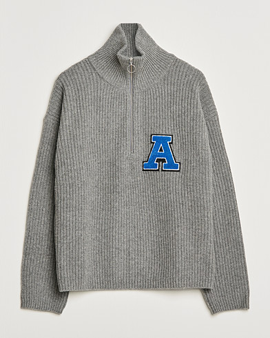 Herre | Axel Arigato | Axel Arigato | Team Half Zip Sweater Grey