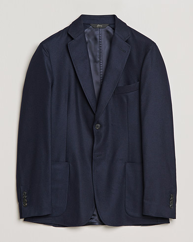 Herre | Blazere & jakker | Brioni | Deconstructed Flannel Blazer Navy