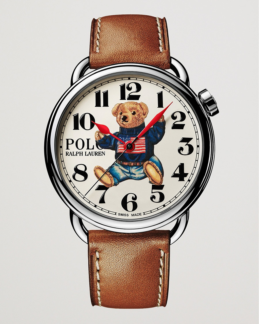 Polo Ralph Lauren 42mm Automatic Flag Bear White Dial – Brun