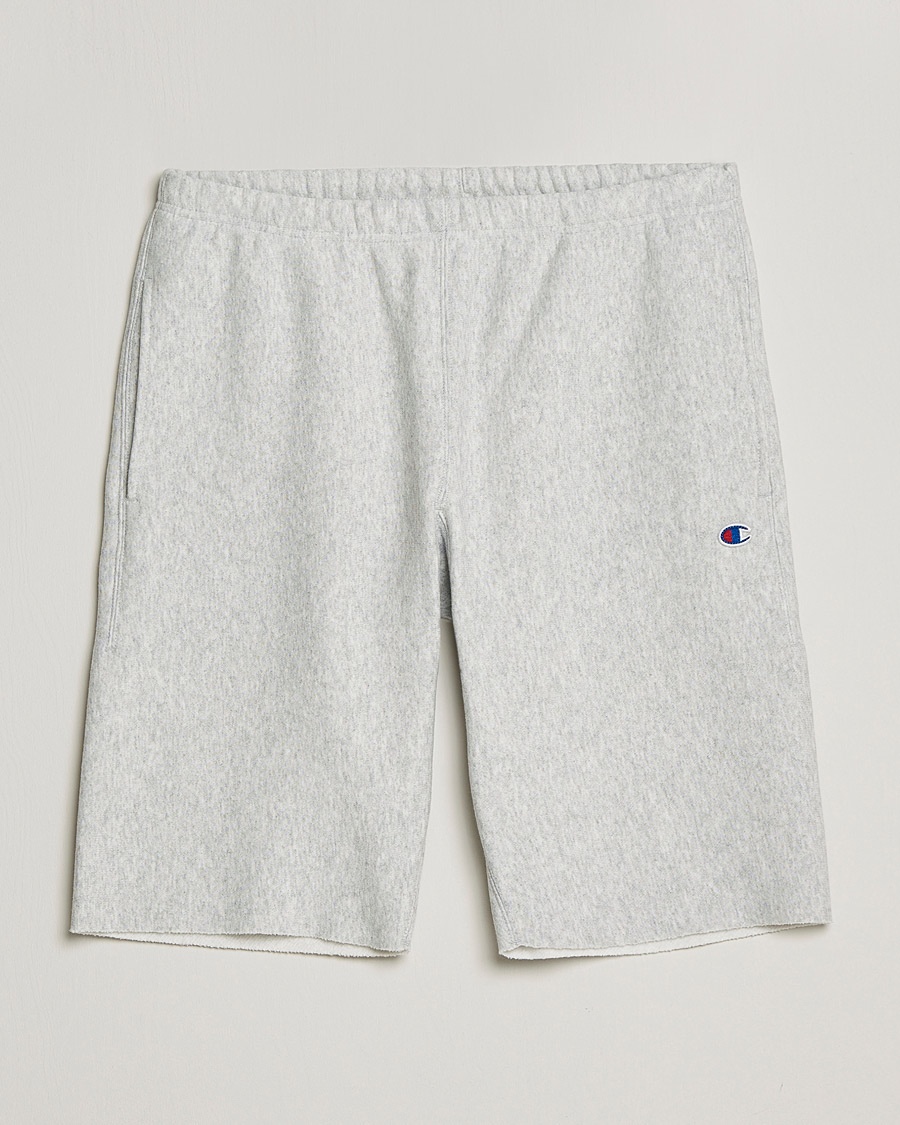 Herre | Champion | Champion | Reverse Weave Soft Fleece Sweatshorts Grey Melange