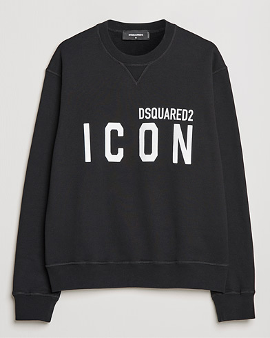 Herre | Sweatshirts | Dsquared2 | Icon Logo Sweatshirt  Black