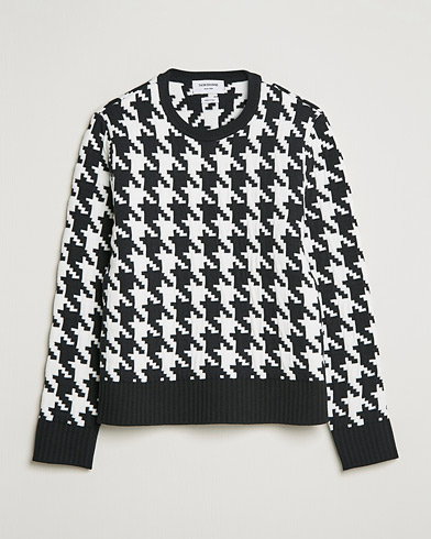 Herre | Thom Browne | Thom Browne | Houndstooth Jacquard Sweater Black/White