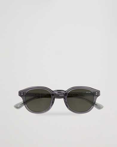 Herre |  | James Ay | Suede Sunglasses Transparent Grey