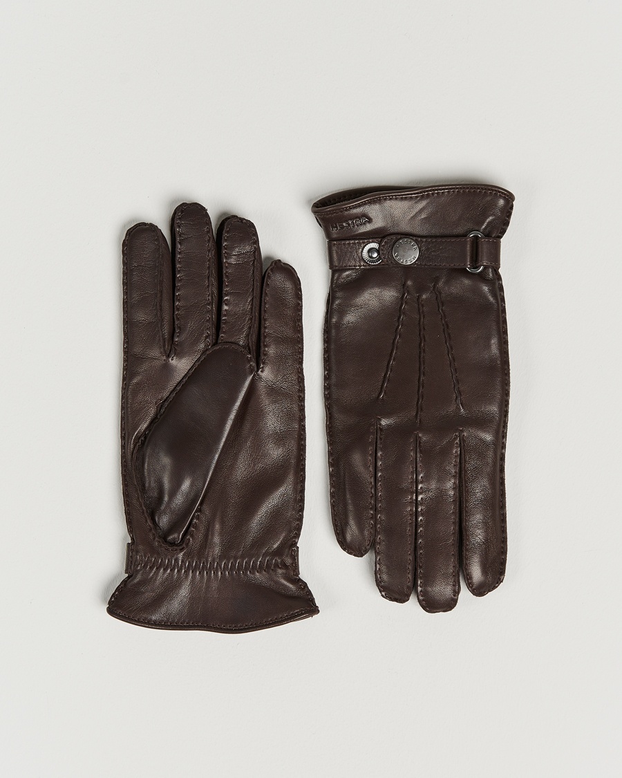 Herre | Tilbehør | Hestra | Jake Wool Lined Buckle Glove Espresso