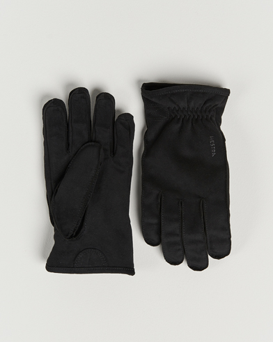 Herre | Handsker | Hestra | Viljar Vegan Nubuck Glove Black