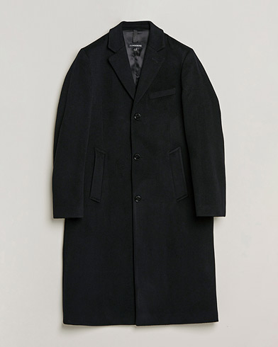 Herre | Jakker | J.Lindeberg | Burke Wool/Cashmere Coat Black