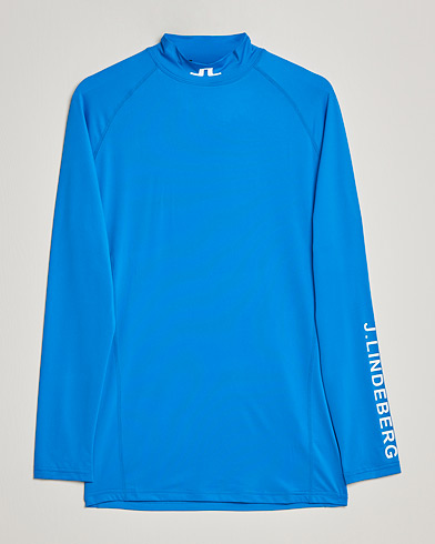 Herre | Langærmede t-shirts | J.Lindeberg | Aello Soft Compression T-Shirt Directoire Blue