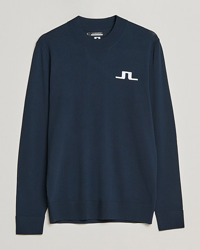 Herre | Pullovers med rund hals | J.Lindeberg | Gus Knitted Golf Sweater Navy