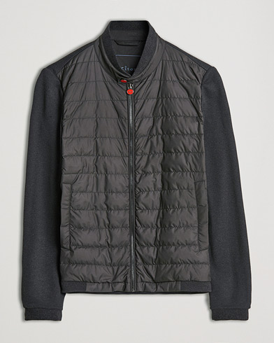Herre | Nye varemærker | Kiton | Cotton/Cashmere Hybrid Jacket Charcoal