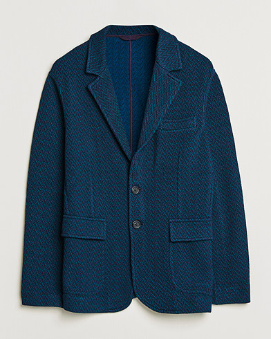 Herre | Blazere & jakker | Missoni | Zig Zag Knitted Blazer Navy