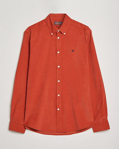 Herre | Fløjlsskjorter | Morris | Douglas Corduroy Button Down Shirt Red