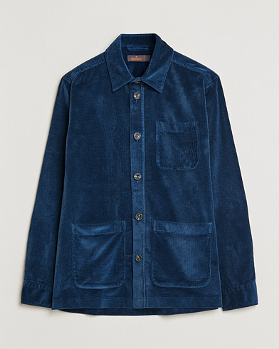 Herre | Forårsjakker | Morris | Heaton Corduroy Shirt Jacket Blue