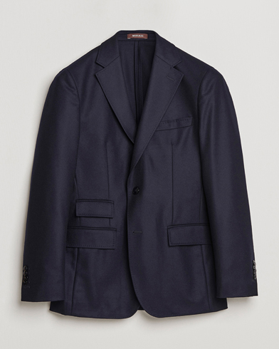Herre | Morris | Morris Heritage | Keith Flannel Suit Blazer Navy