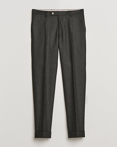 Herre | Bukser | Morris Heritage | Jack Flannel Suit Trousers Green