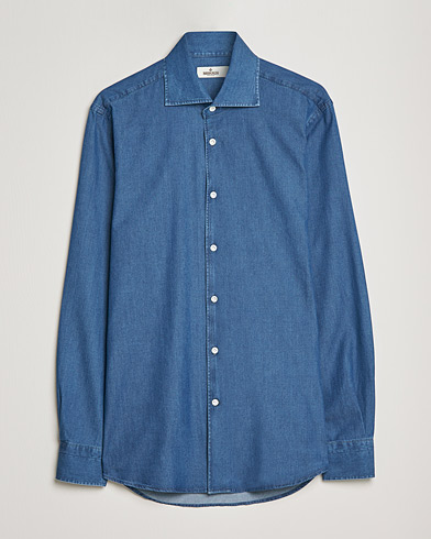 Herre | Denimskjorter | Morris Heritage | One Piece Denim Shirt Blue