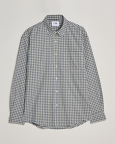 Herre | Skjorter | NN07 | Deon Cotton Checked Shirt Black/White