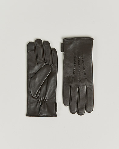 Herre | Handsker | Tiger of Sweden | Garvin Leather Gloves Turkish Coffee