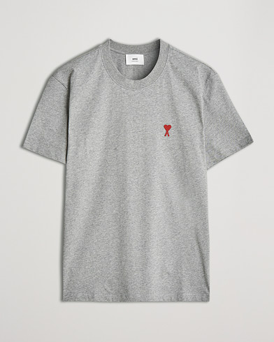 Herre |  | AMI | Heart Logo T-Shirt Heather Grey