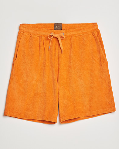 Herre | Udsalg tøj | Stenströms | Towelling Cotton Shorts Orange