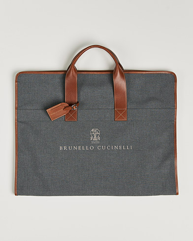Herre | Brunello Cucinelli | Brunello Cucinelli | Travel Suit Carrier Grey