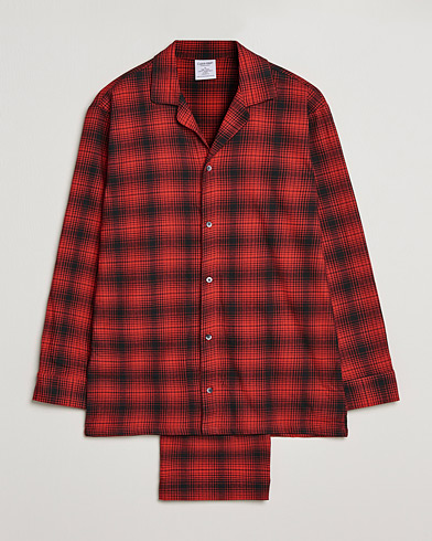 Herre | Pyjamas | Calvin Klein | Cotton Checked Pyajama Set Red/Black