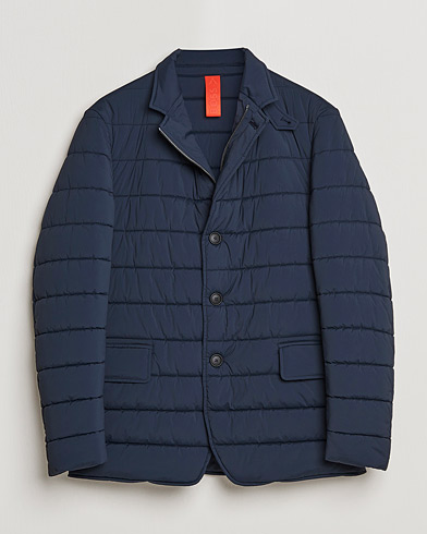 Herre | Dunjakker | BOSS | Hanry Padded Blazer Jacket Dark Blue