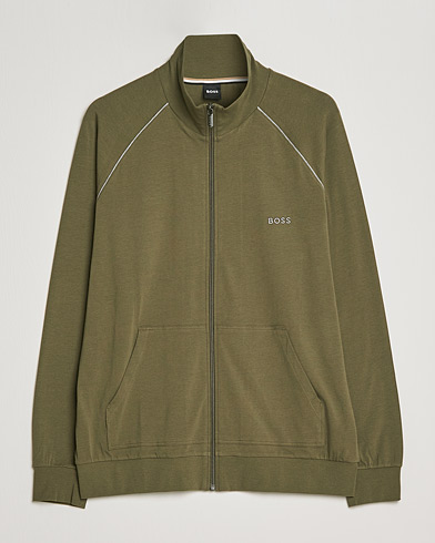 Herre | Zip-trøjer | BOSS | Mix & Match Full Zip Jacket Open Green
