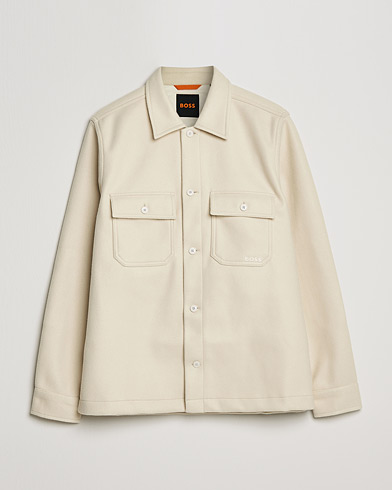 Herre | An overshirt occasion | BOSS Casual | Lovvo Pocket Overshirt Open White