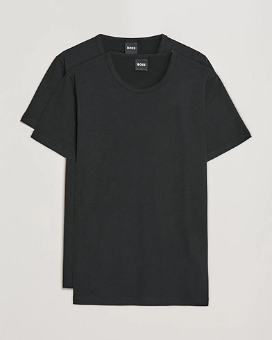 Herre | Snart på lager | BOSS BLACK | 2-Pack Crew Neck Slim Fit T-Shirt Black