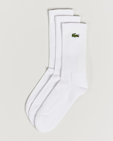 Herre | Lacoste Sport | Lacoste Sport | 3-Pack Sport Socks White