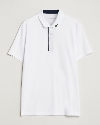 Herre | Active | Lacoste Sport | Jersey Golf Polo White/Navy