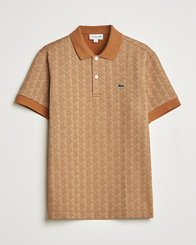 Herre |  | Lacoste | Classic Fit Monogram Jacquard Polo Viennese