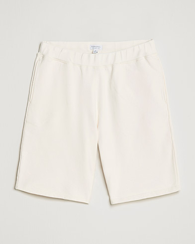 Herre | Shorts | Sunspel | Loopback Shorts Archive White