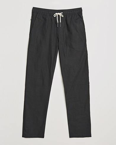 Hørbukser |  Linen Long Pants Black