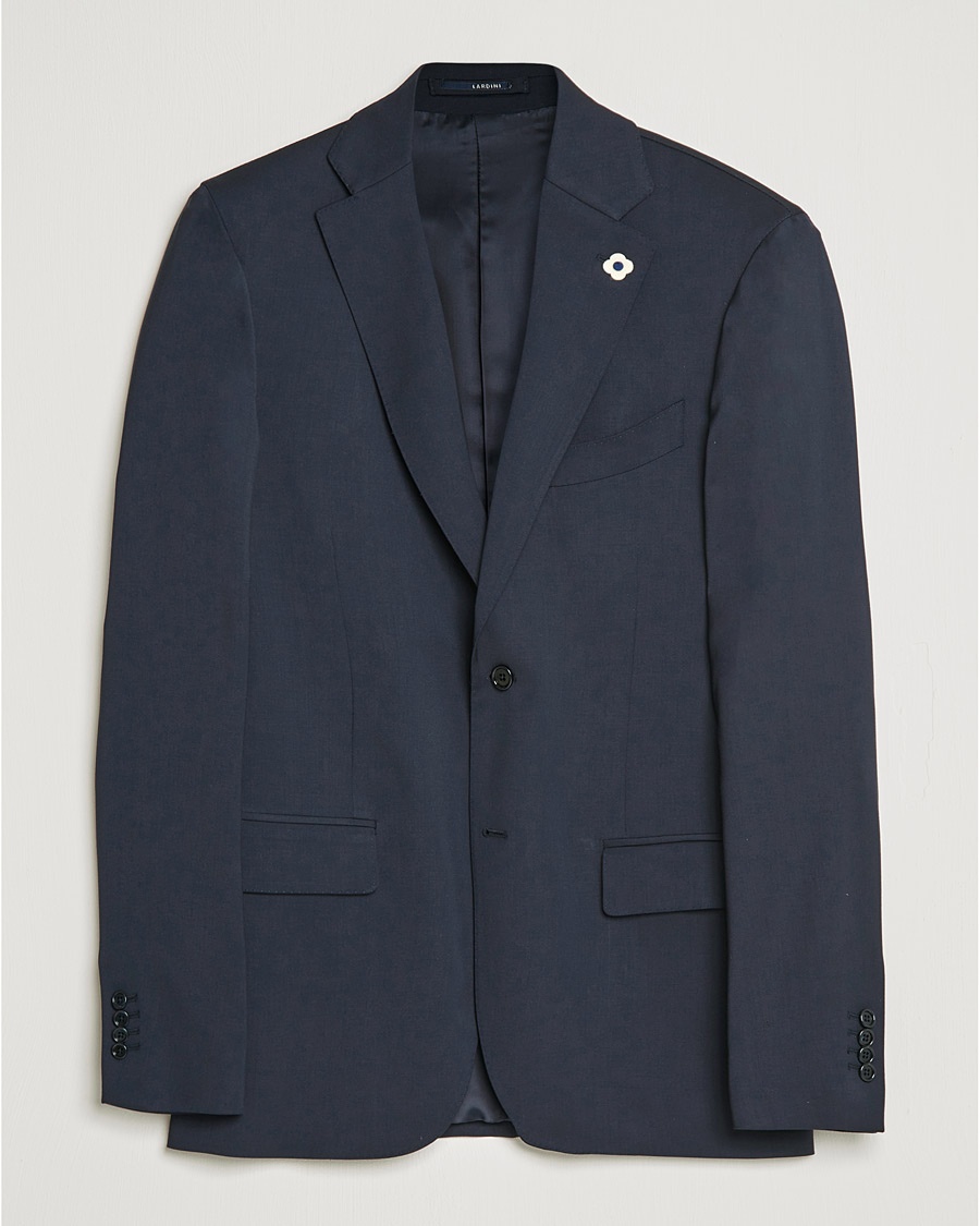  Two Button Wool Blazer Navy