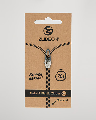 Herre | Tøjpleje | ZlideOn | Normal  Plastic & Metal Zipper Silver XXS 