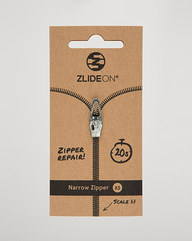 Herre | Tøjpleje | ZlideOn | Narrow Zipper Silver XS